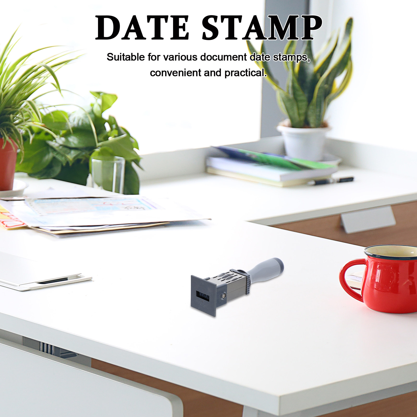 Self Inking Stamp - Mini Self-Inking Date Stamper Portable Rolling