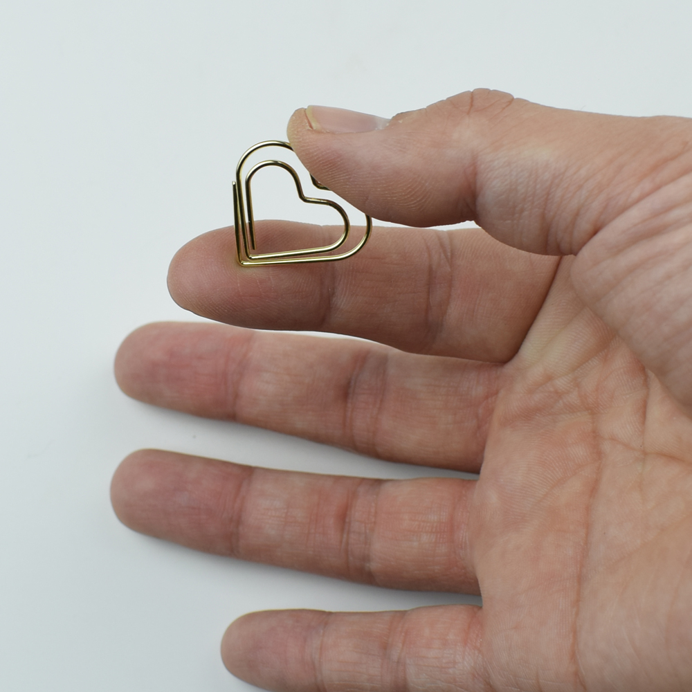 12-Piece Set Heart Paper Clips - Binder Clip Assorted recension och pris
