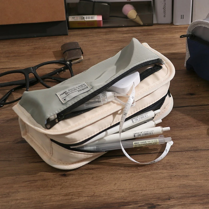 Large Capacity Pencil Case Min - Office Supply Office Stationery Items recension och pris