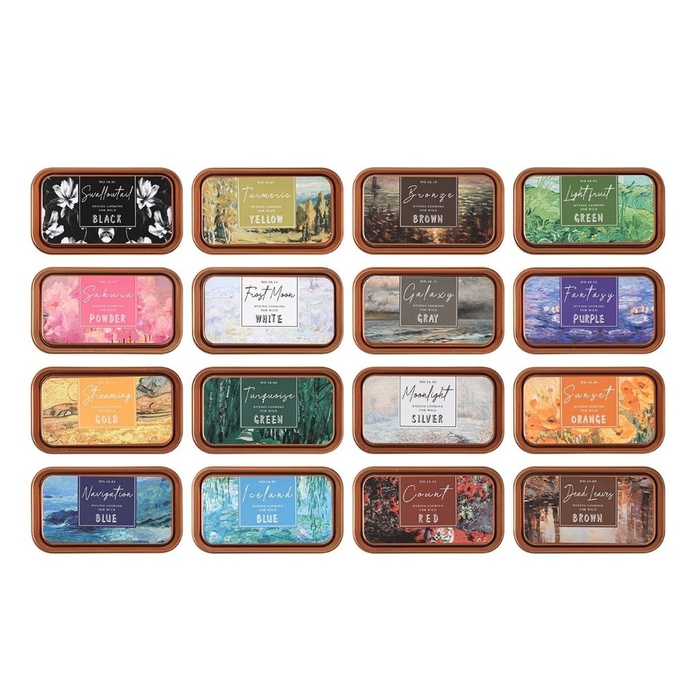 New Colorful Vintage Ink Pad E - Self Inking Stamp recension och pris