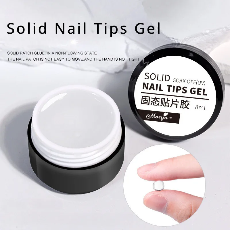 3pcs/set Solid Nail Tips Gel S - Glue Stick Pack recension och pris