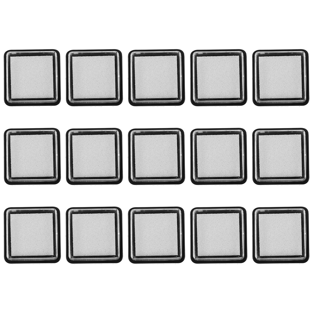 15pcs Ink Pads Ink Pads Blank  - Self Inking Stamp recension och pris