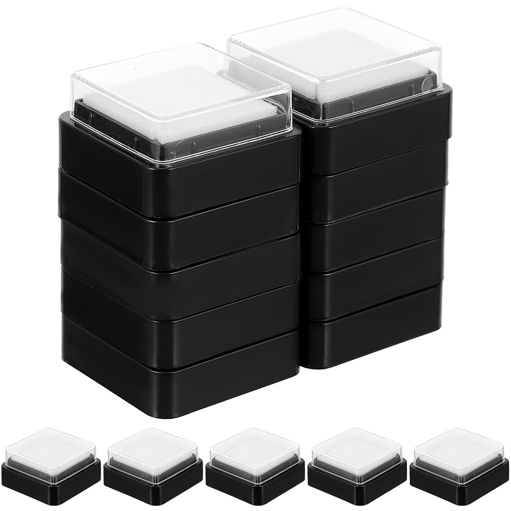 15pcs Ink Pads Ink Pads Blank  - Self Inking Stamp recension och pris