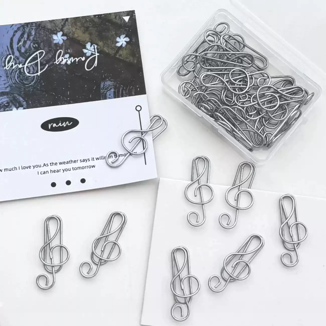 20/50pcs Musical Note Metal Pa - Office Supply Office Stationery Items recension och pris