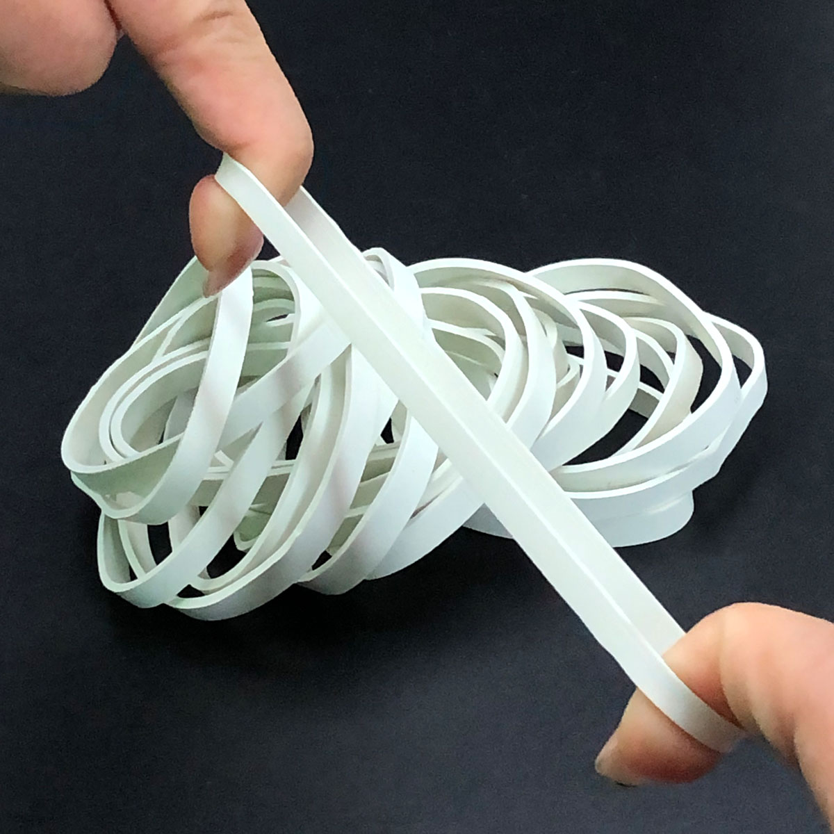 100pcs Rubber Bands White Colo - Stationery Warehouse recension och pris