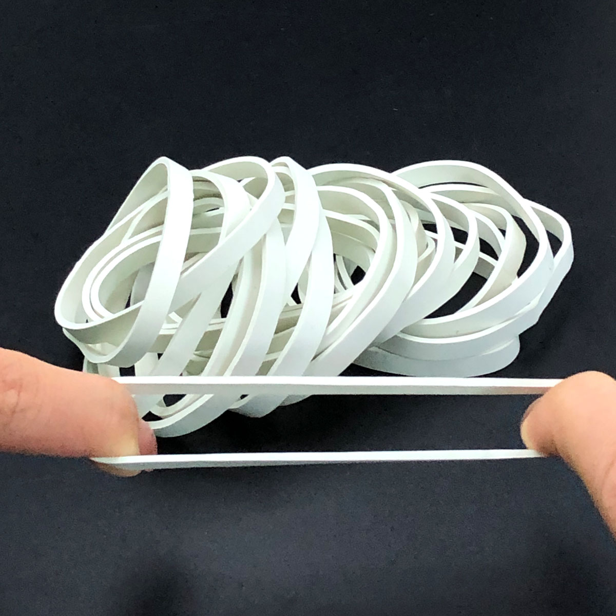 100pcs Rubber Bands White Colo - Stationery Warehouse recension och pris