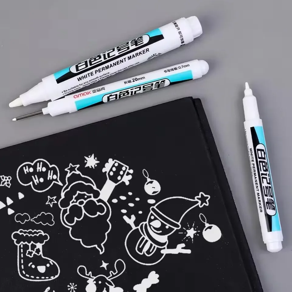 0.7/1.0/2.5MM White Permanent  - Stationery Supply recension och pris