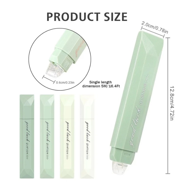 4pcs Gradient Color Glue Tape, - Glue Stick Pack recension och pris
