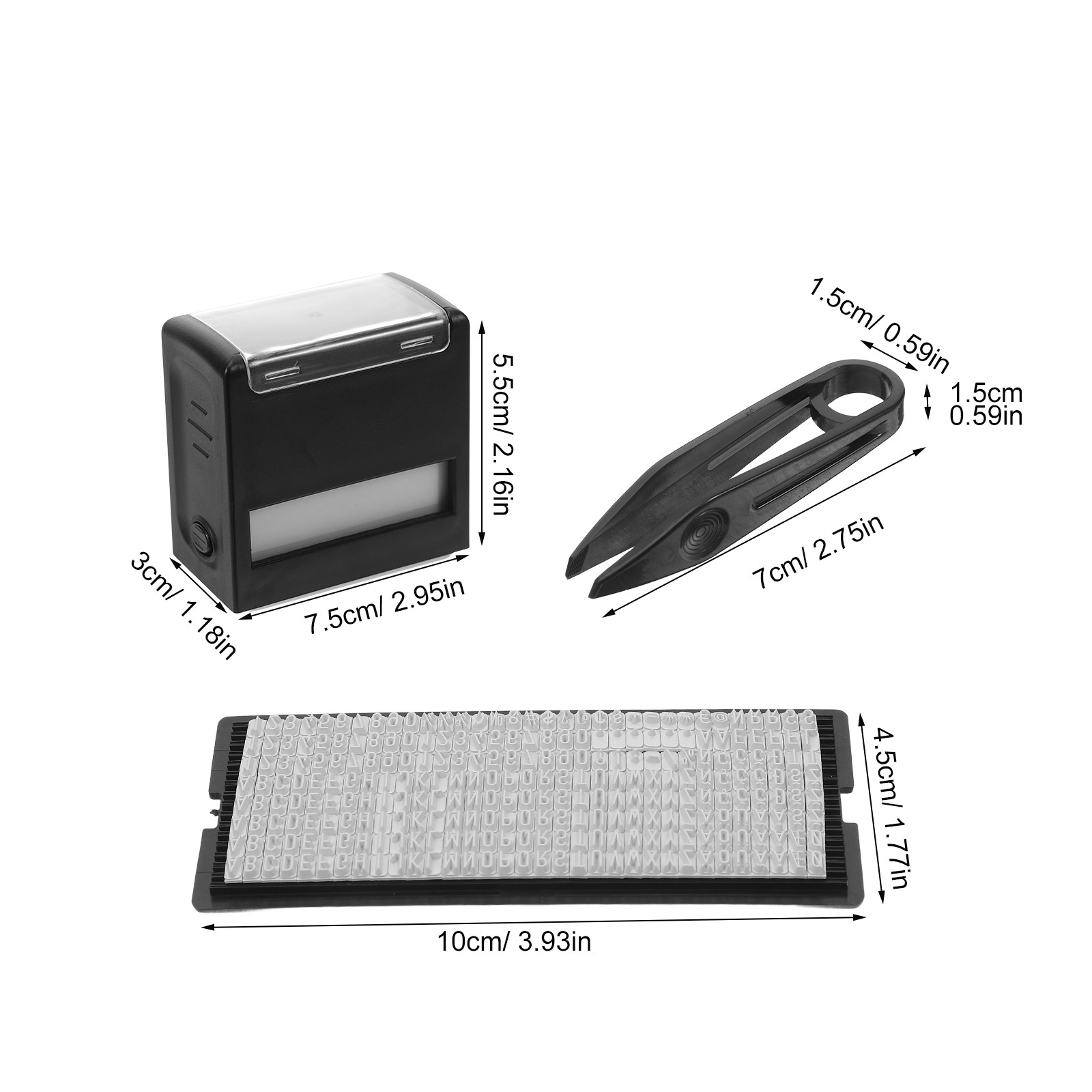 1Set ABS Self-Inking DIY Stamp - Self Inking Stamp recension och pris