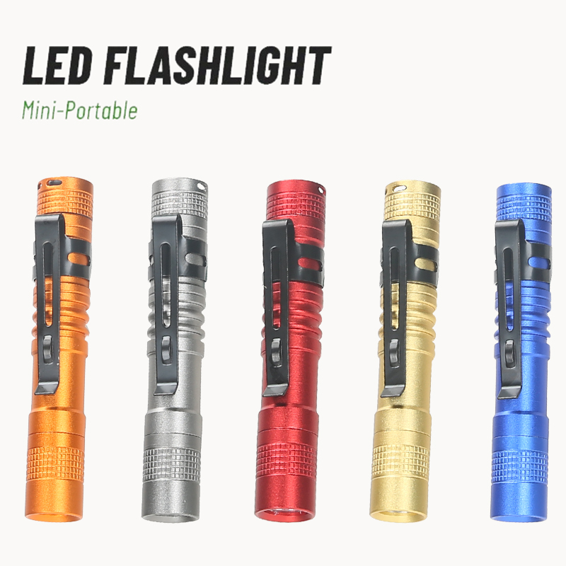 Portable Mini LED Pen Flashlig - Stationery Supply recension och pris