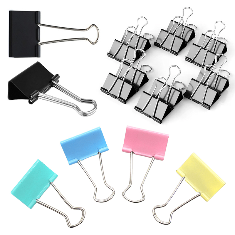 10PCS 25mm Size Metal Binder C - Office Stationery And Supply recension och pris