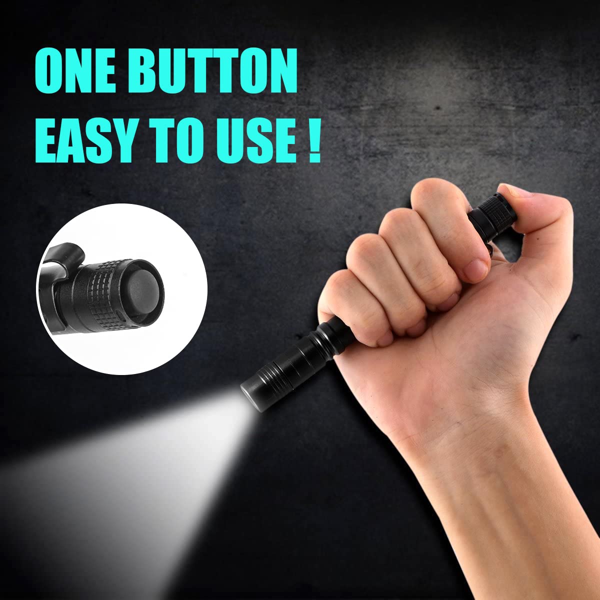 Portable Mini LED Pen Flashlig - Stationery Supply recension och pris
