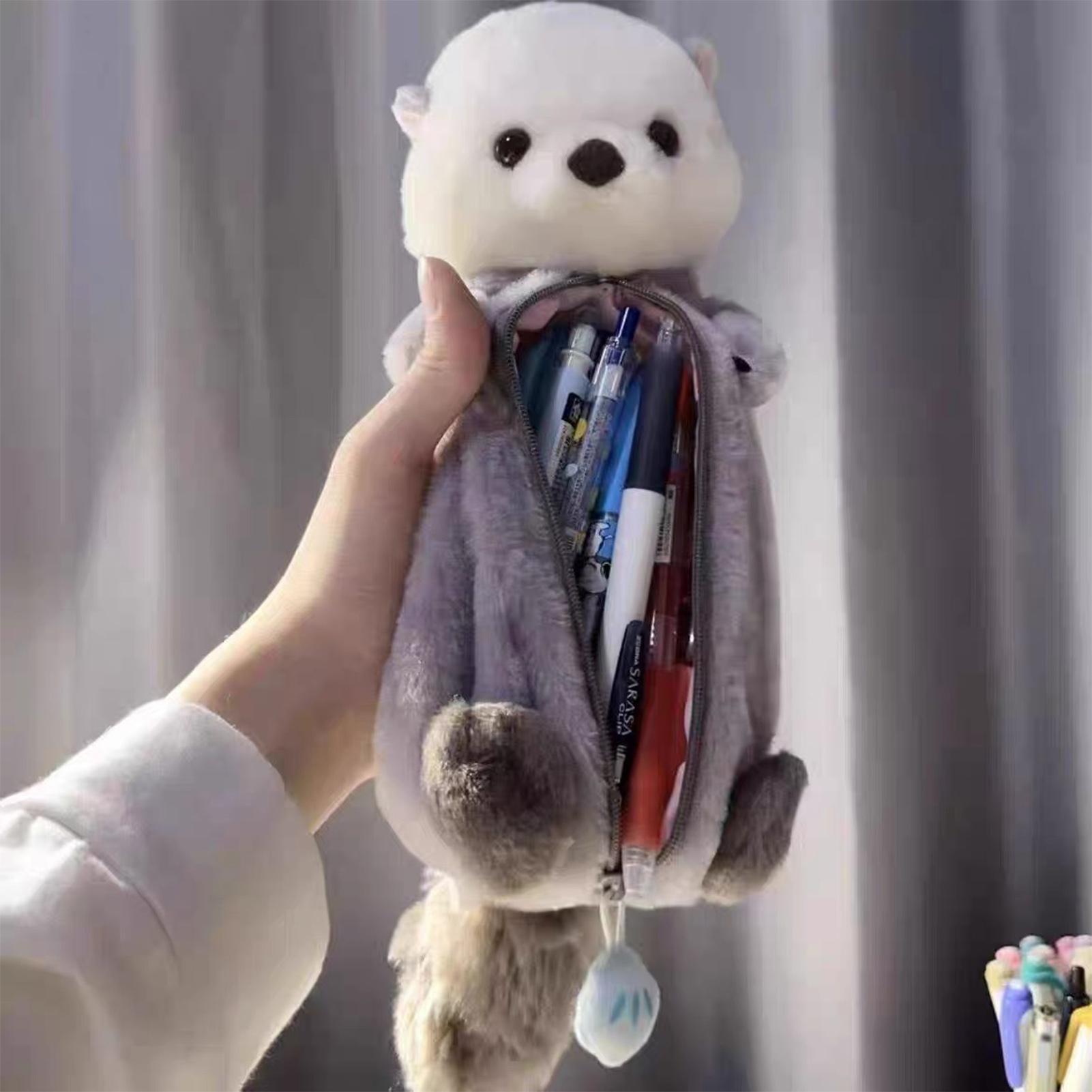 Creative Plush Toy Pencil Case - Stationery Supply recension och pris
