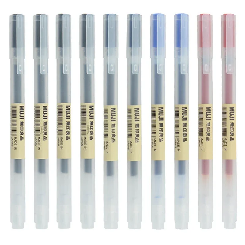 10-30Pcs/Set 0.38/0.5mm Gel pe - Muji Stationery Gel Pen recension och pris