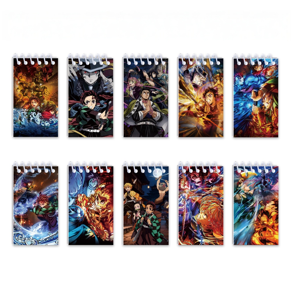 10PCS Demon Slayer Notepads. S - Office Stationery And Supply recension och pris