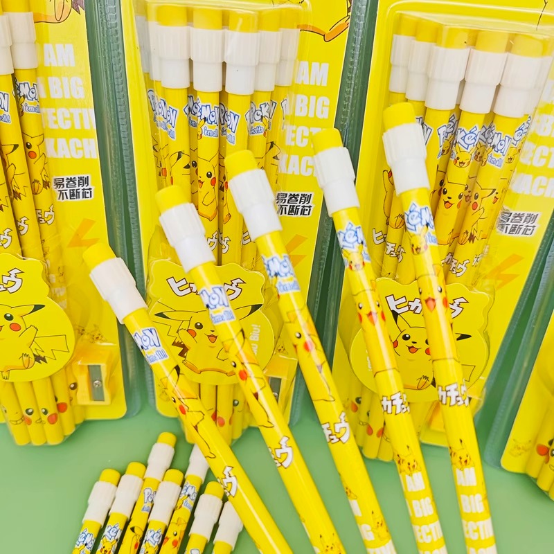 12pcs pokemon pencil with Eras - Office Supply Office Stationery Items recension och pris