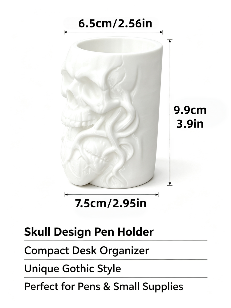 Dark Aesthetic Skull Heart Emb - Stationery Office Supply Store recension och pris