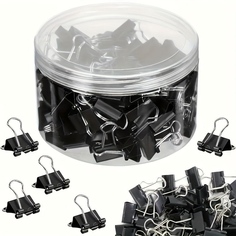 Colored & Black Binder Clips O - Binder Clip Assorted recension och pris