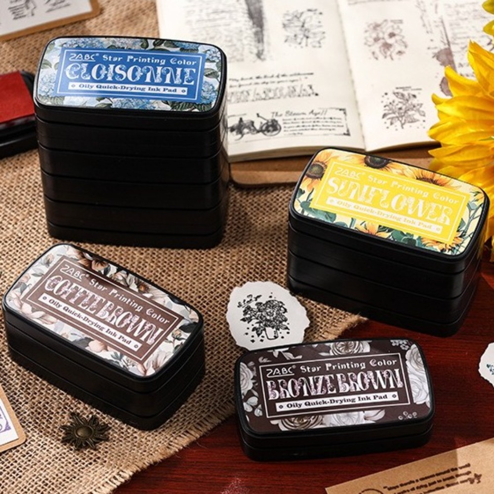 Portable Colorful Ink Pad Rect - Self Inking Stamp recension och pris