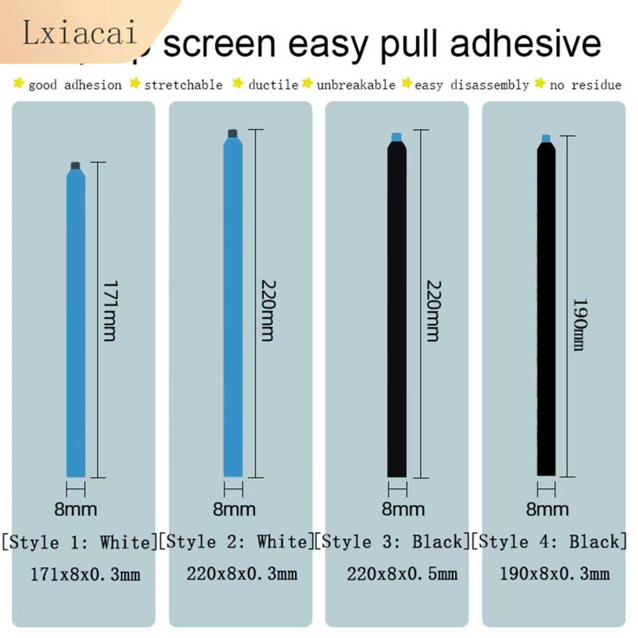 Easy Pull Glue Laptop Screen L - Glue Stick Pack recension och pris
