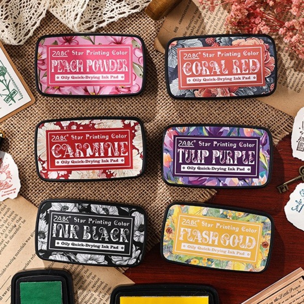 New Colorful Ink Pad Rectangul - Self Inking Stamp recension och pris