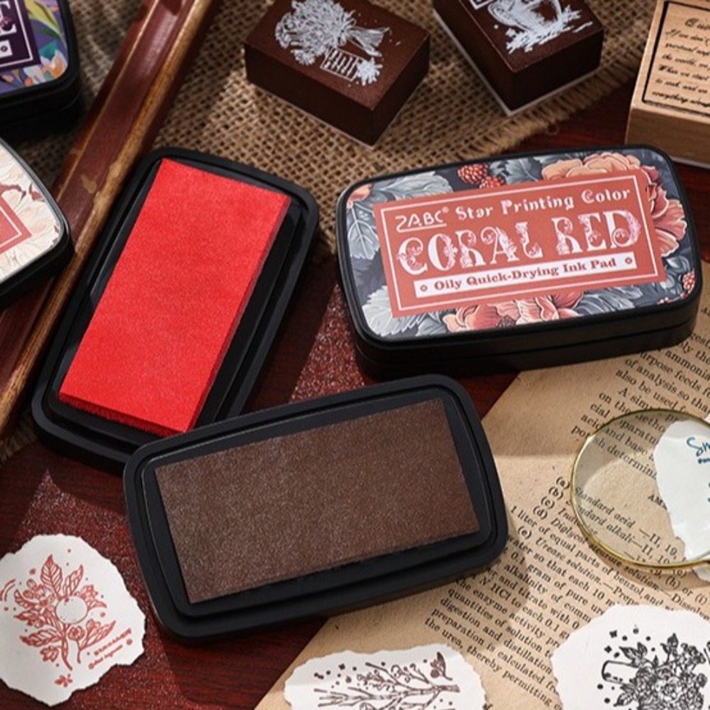 New Colorful Ink Pad Rectangul - Self Inking Stamp recension och pris