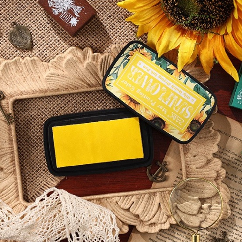 New Colorful Ink Pad Rectangul - Self Inking Stamp recension och pris