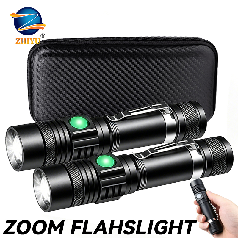 T6 LED Rechargeable Flashlight - Stationery Supply recension och pris