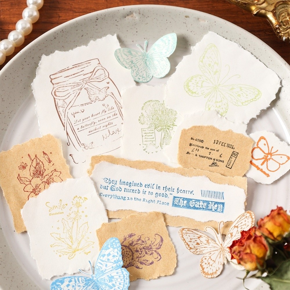New Colorful Vintage Ink Pad E - Self Inking Stamp recension och pris