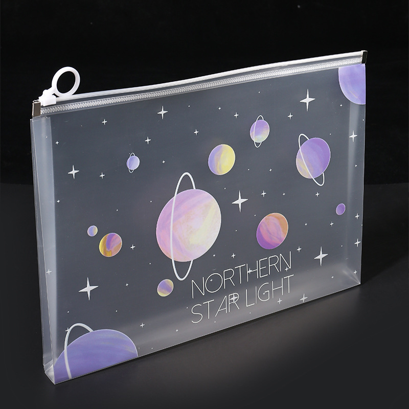 4/12pcs A4 Space Zipper Folder - Office Stationery And Supply recension och pris