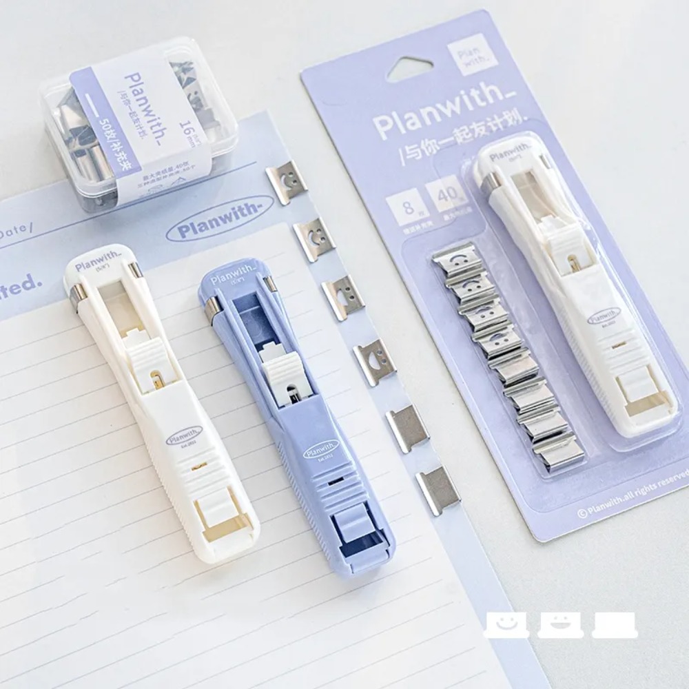 Smile Design Push Paper Clip N - Binder Clip Assorted recension och pris